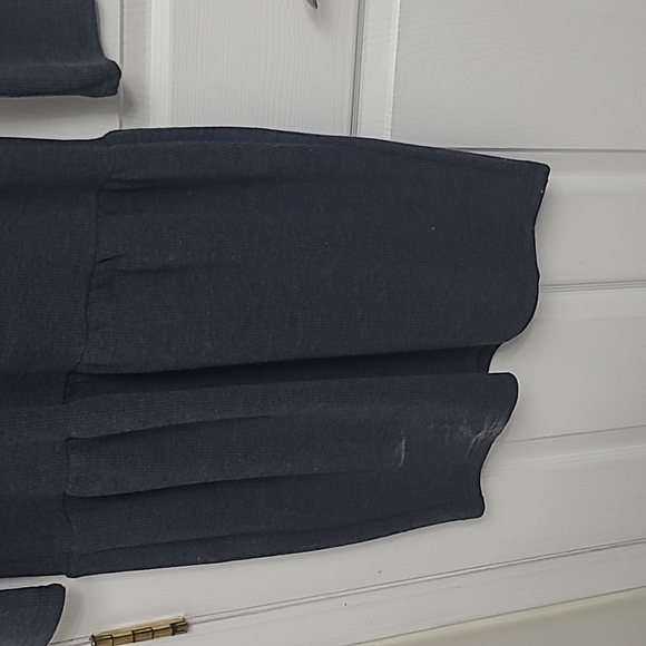 Blue Violet Midi Dress with Flare bottom - Picture 2 of 2